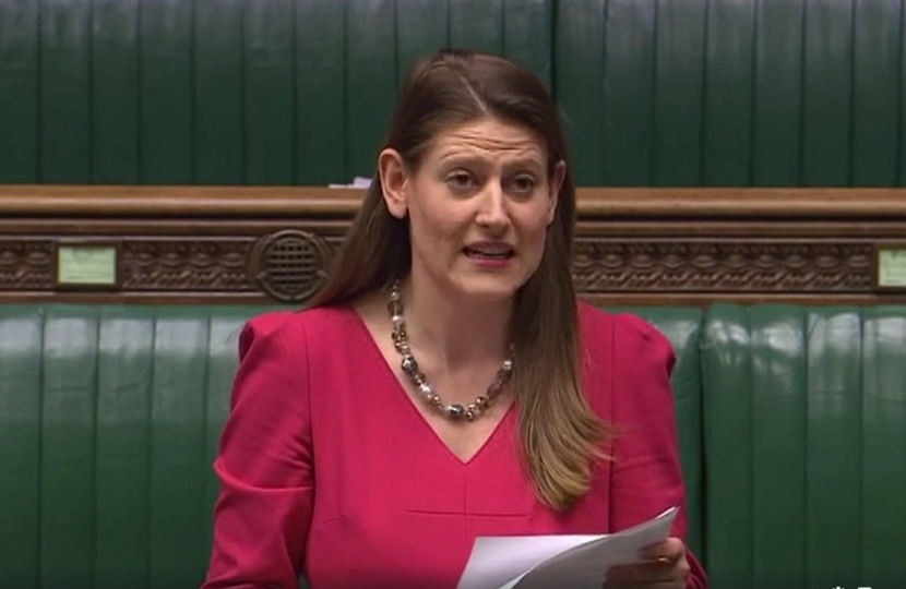 Theo Clarke MP, formally presenting the petition in the House of Commons