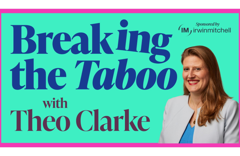 Breaking the Taboo with Theo Clarke banner image