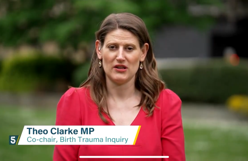 Theo Clarke MP Channel 5 News