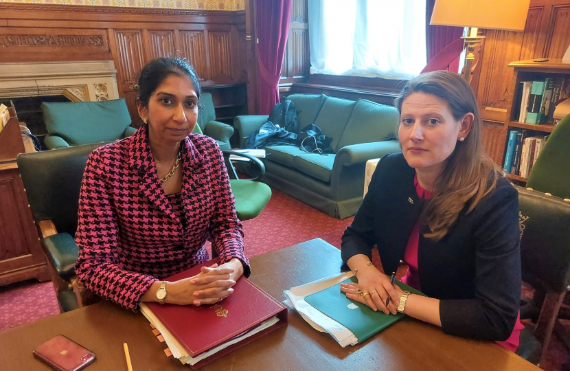 Theo Clarke MP meets Home Secretary Suella Braverman