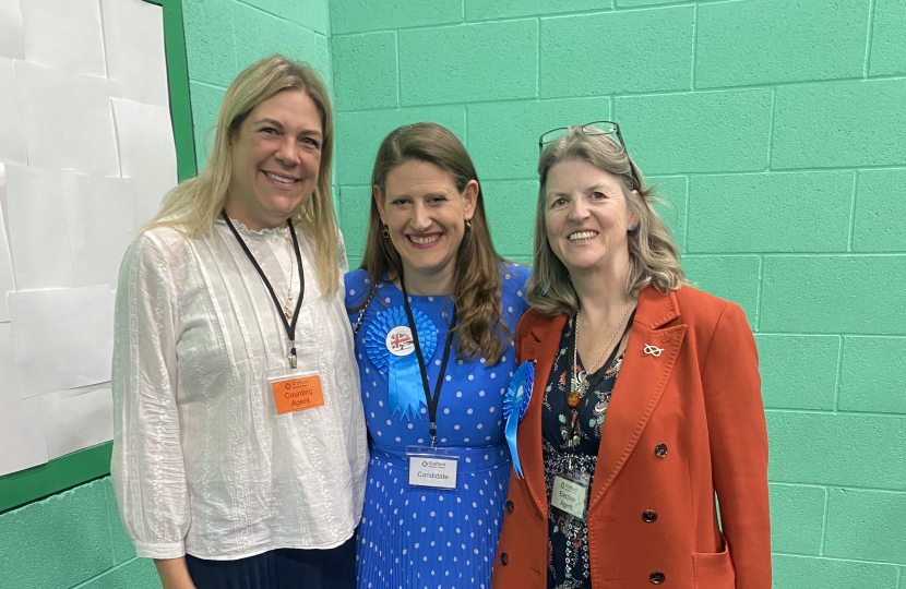 Theo Clarke attends the Stafford election night count