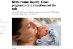 The Times headline birth trauma inquiry