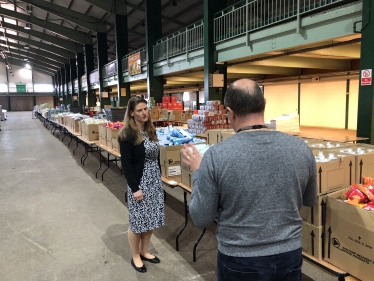 Theo Clarke MP visits County Showground