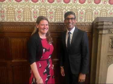 Theo Clarke MP meeting the Rt Hon Rishi Sunak MP