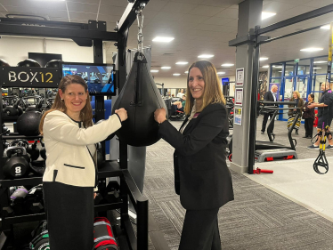 Theo Clarke MP visits Stafford Leisure Centre